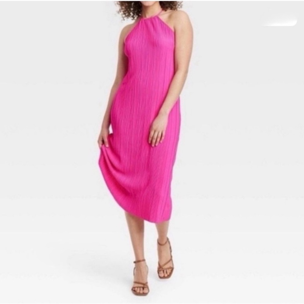 A New Day Pleated Dress